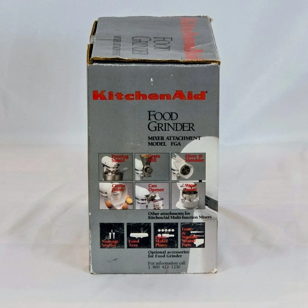KitchenAid Meat Food Grinder Stand Mixer Attachment - White